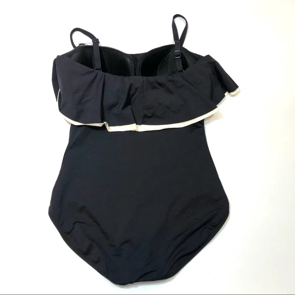 Coco Reef Agate Ruffle Bandeau one piece swimsuit - Image 6