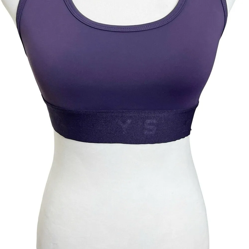 Barry’s Fit Tread Sports Bra in Nightshade Purple Spell Out Women’s Size XS - Image 7