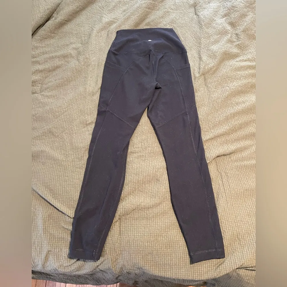 lux High-Waisted Black Leggings - Image 2