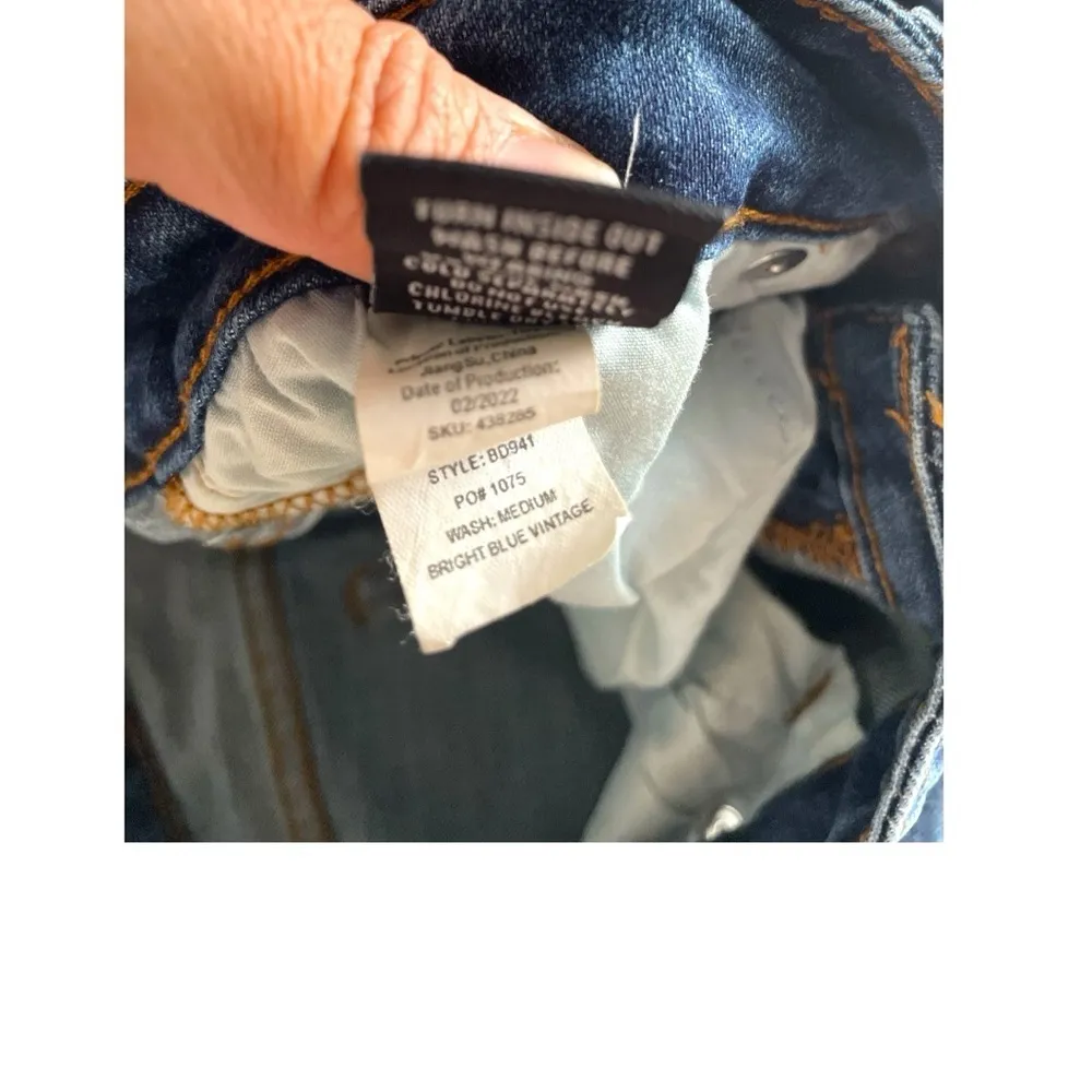 RSQ Blue Flare Wide Leg Denim - Image 6