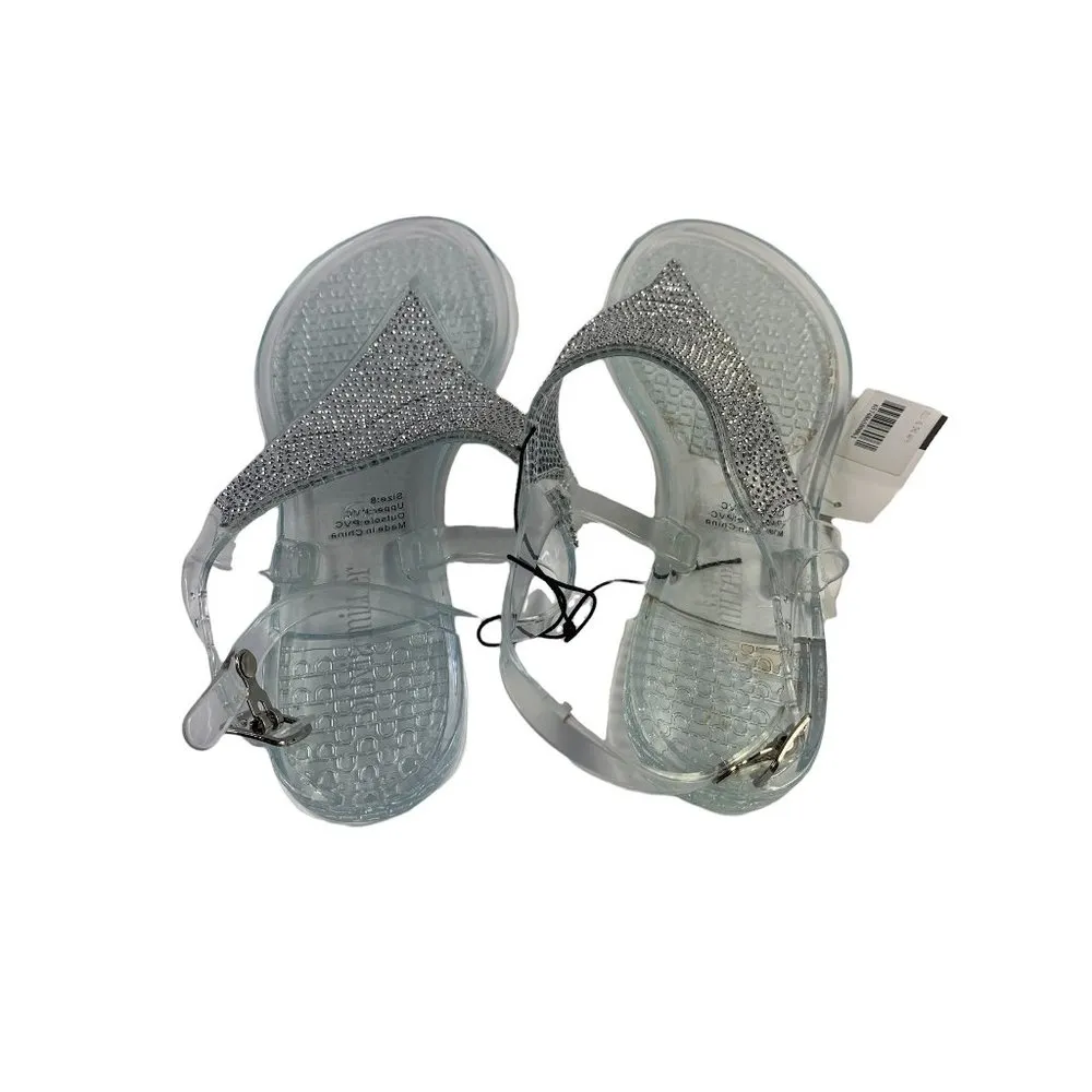 Olivia Miller Women's Clear Ice Thong Sandals - Image 3