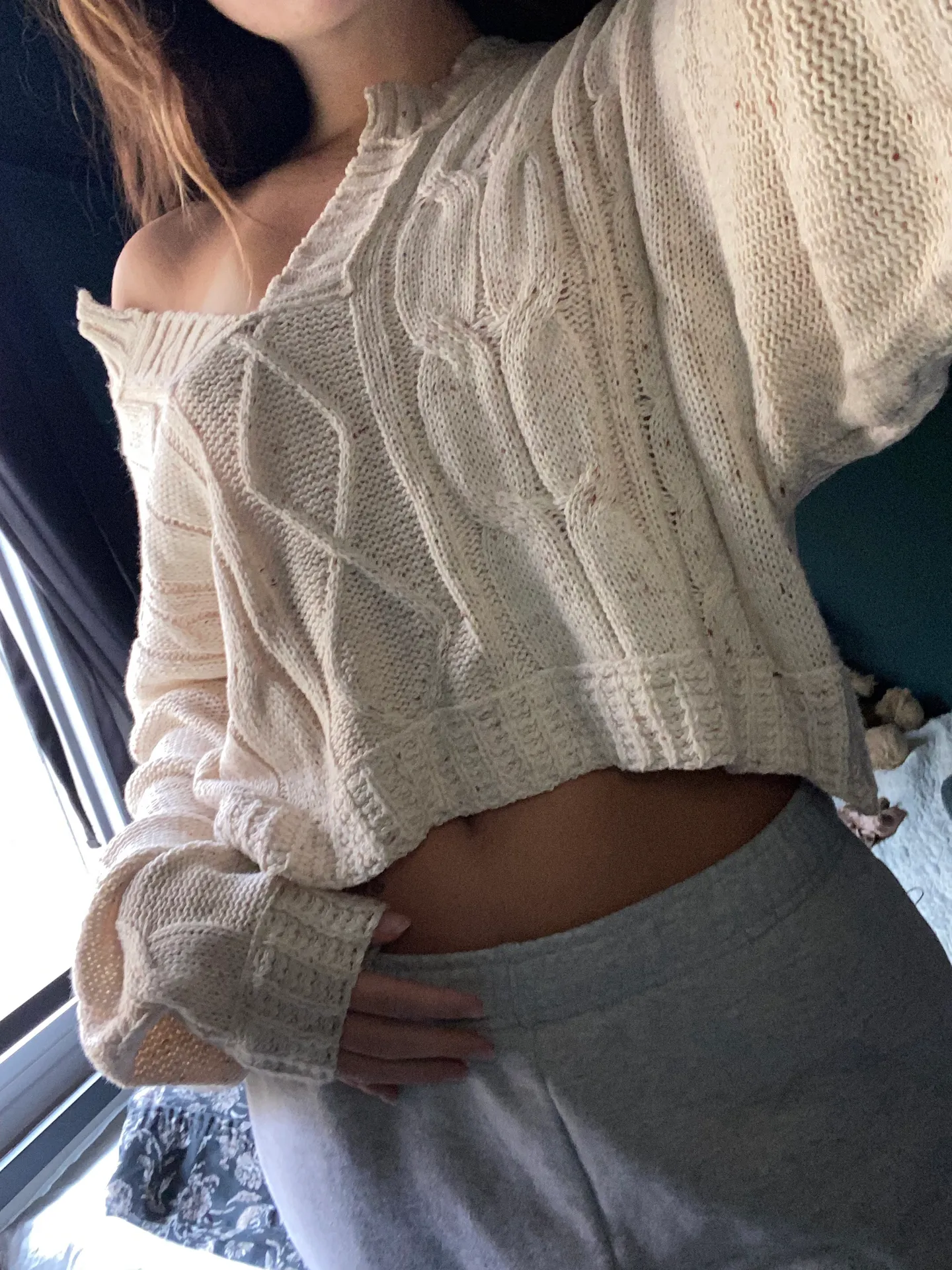 Forever 21 Cropped Sweater - Image 2