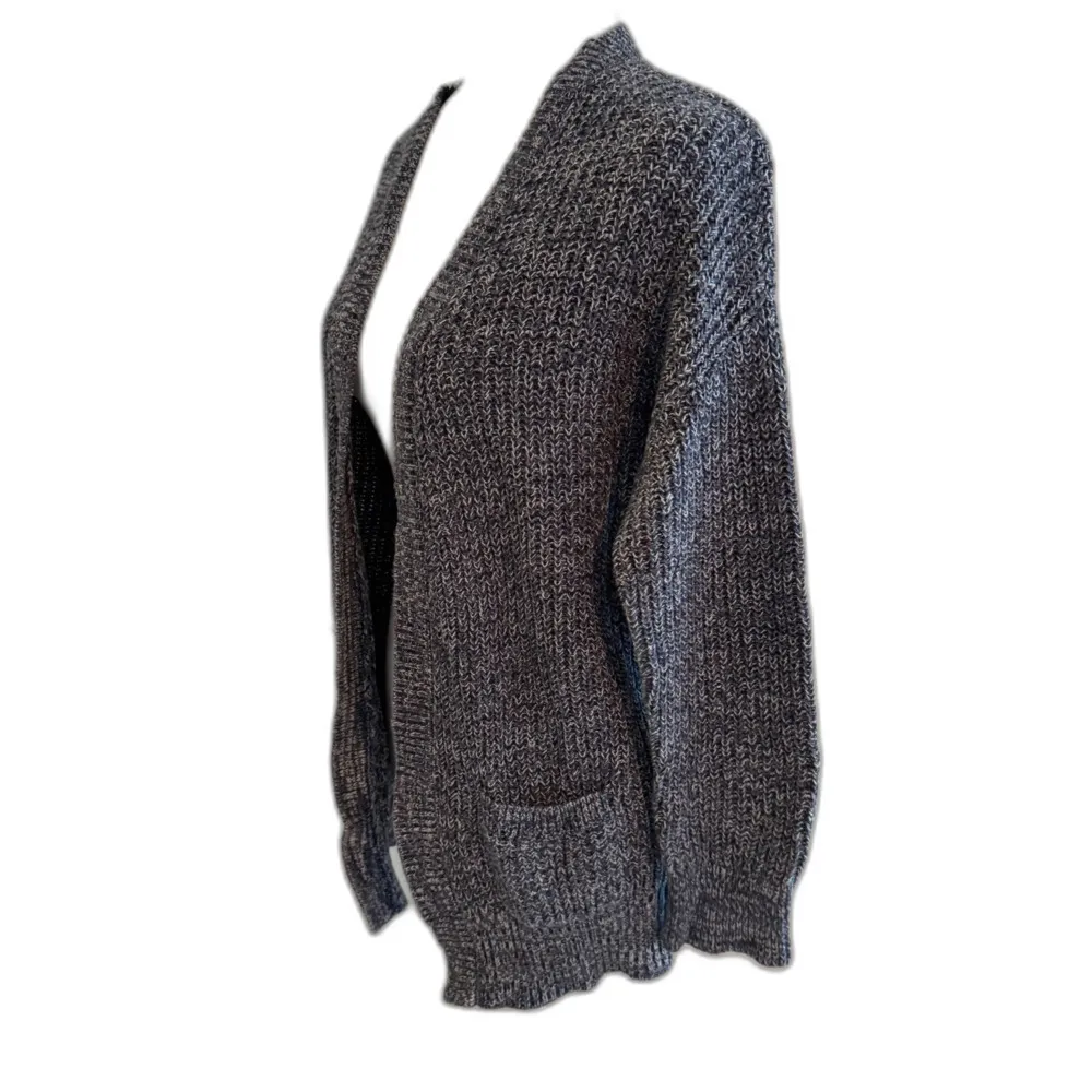 GAP | Marled Knit Open Front Cardigan Sweater Size Medium With Pockets - Image 3