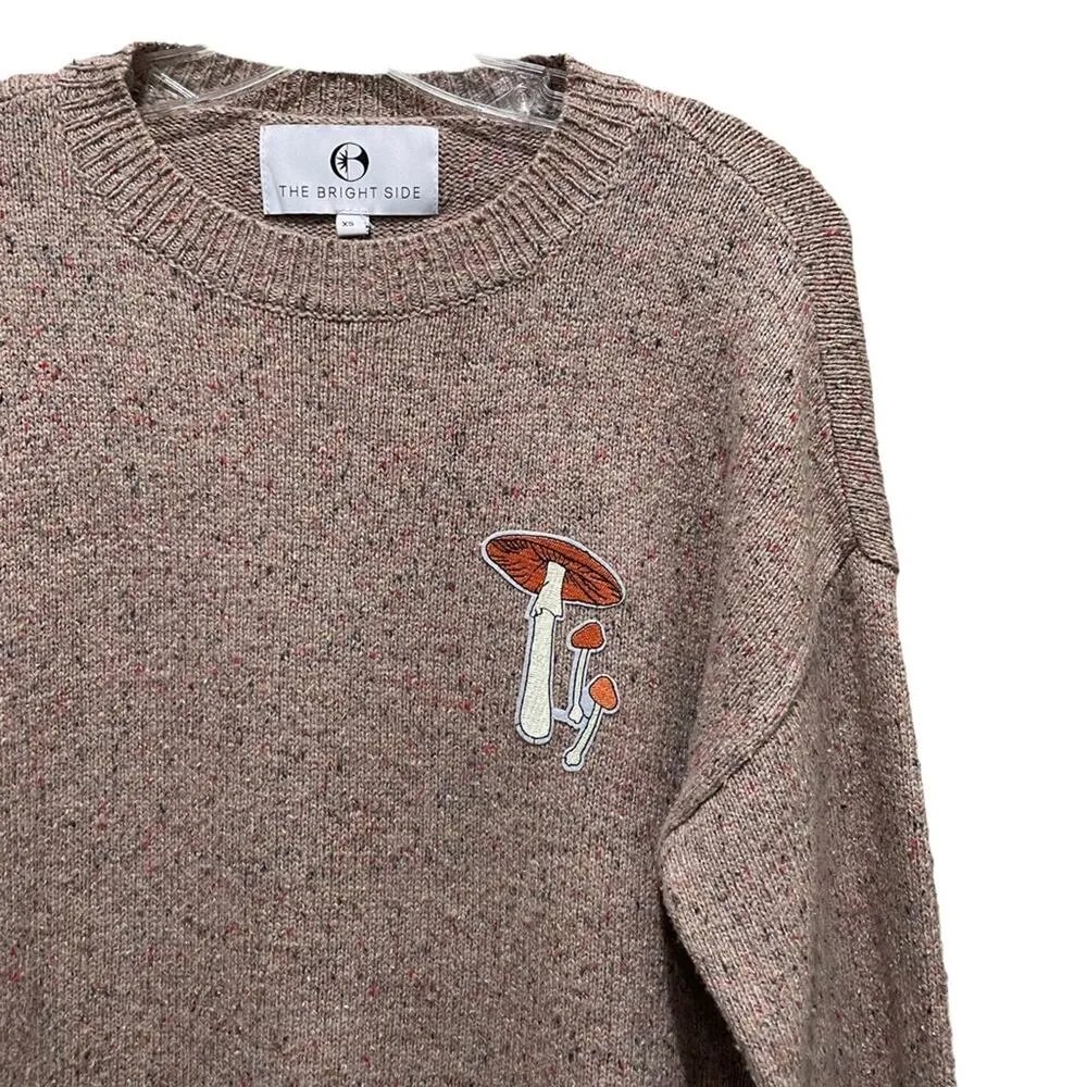 Bloomingdales The Bright Side Mushroom Patch Sweater and Jogger Pants - Image 9