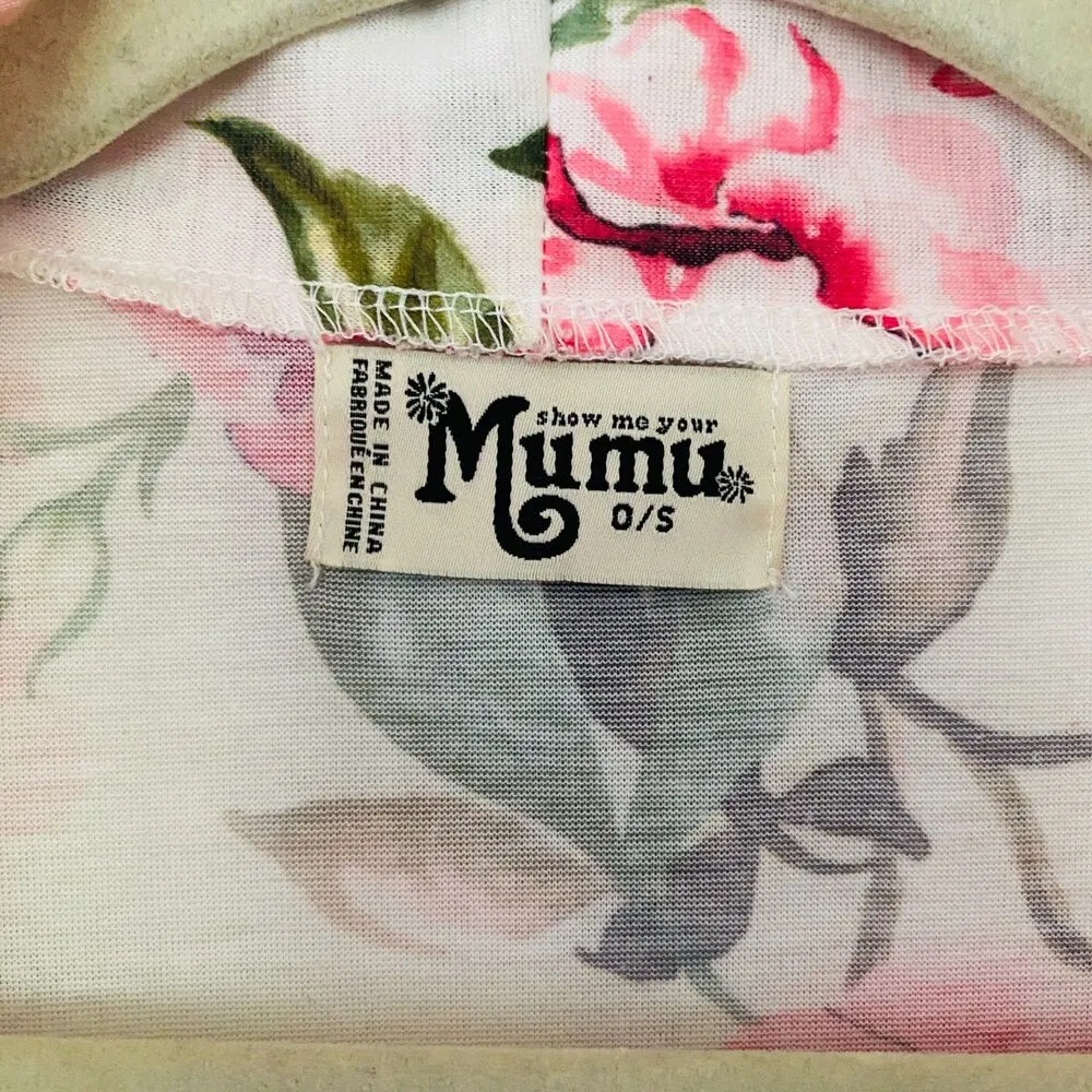 Show Me Your Mumu Cover Up Brie Robe Floral Garden of Blooms OS (Missing Belt) - Image 4