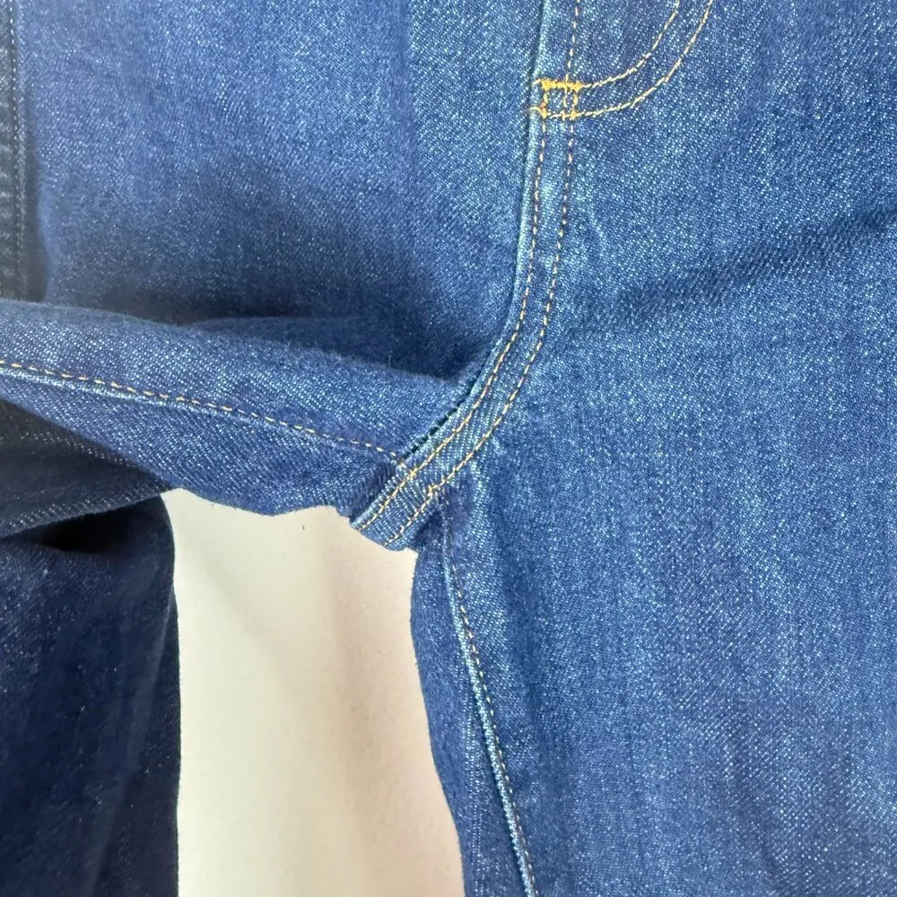 Aritzia Denim Forum The Anjelica High Rise Slim Jeans Size 25 EUC Blue - Image 4