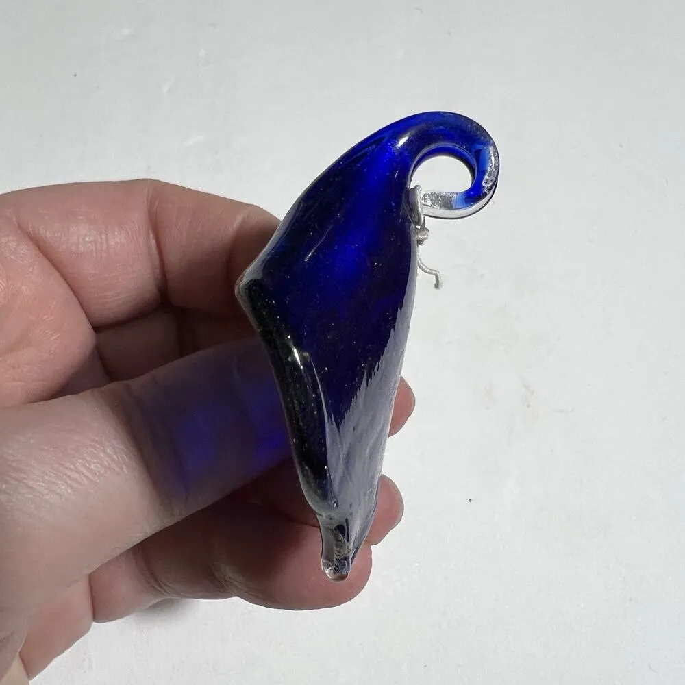 Blue Moon Beads Bead Bazaar Necklace Pendant Murano Style Hand Blown Glass - Image 3