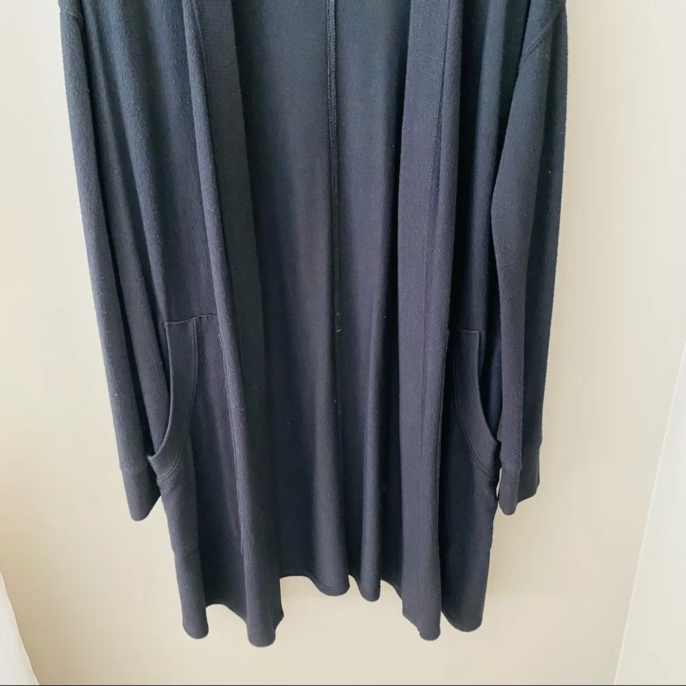 Free Press Open Front Cardigan Black Sz Small - Image 3