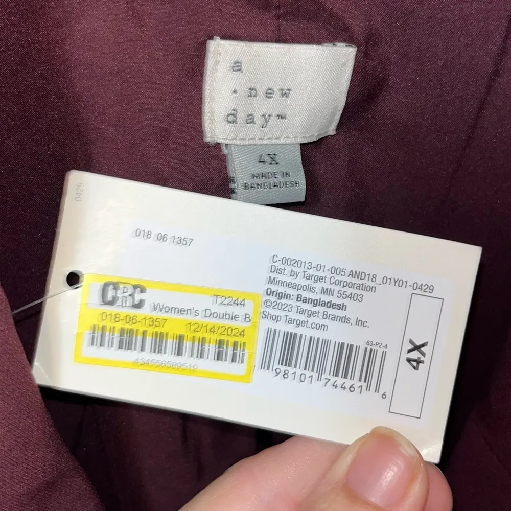 NWT! A New Day Relaxed Fit Essential Blazer - Image 4