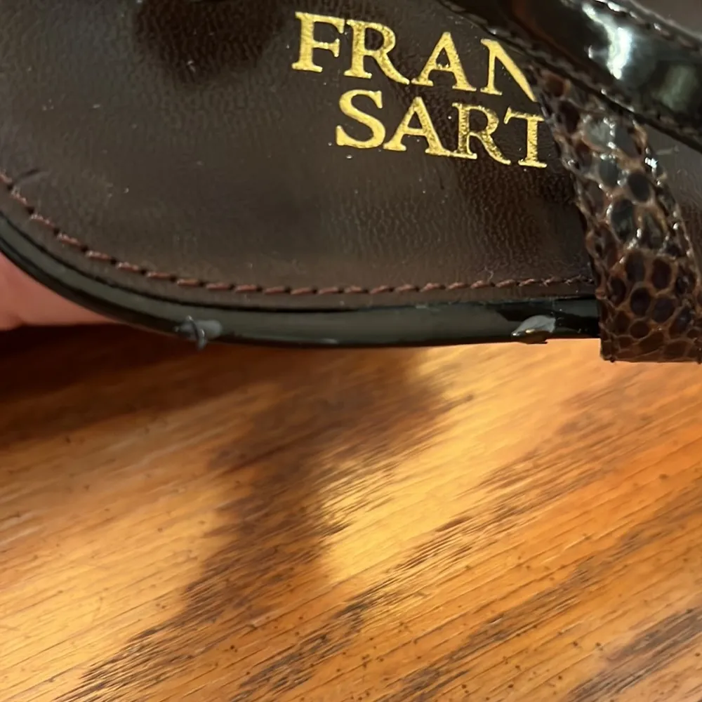 Franco Sarto Dallas High Heel Shoes Strappy Sling Back Open Toe Size 8.5 - Image 13