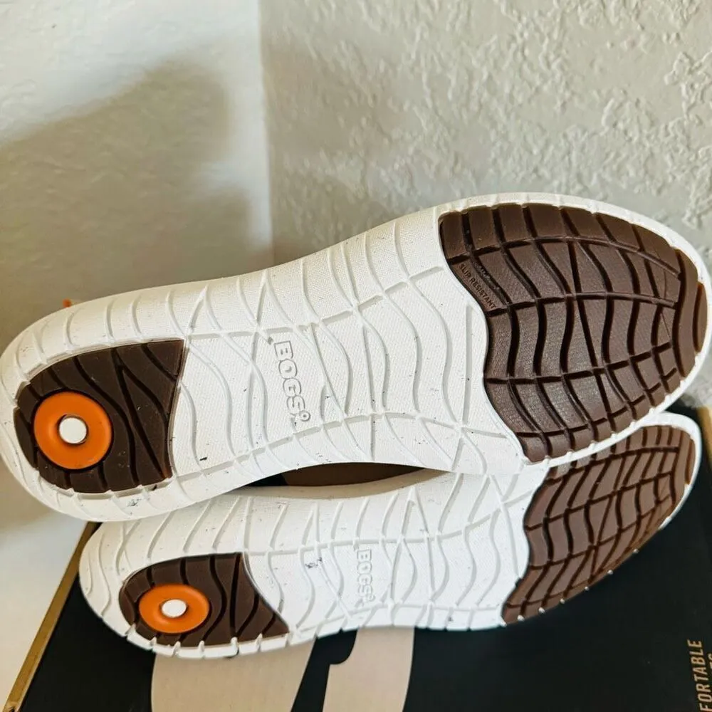 Bogs Juniper Freedom Chelsea Leather Sneaker, Size 9.5, Toffee/Brown, NWT Brown - Image 8