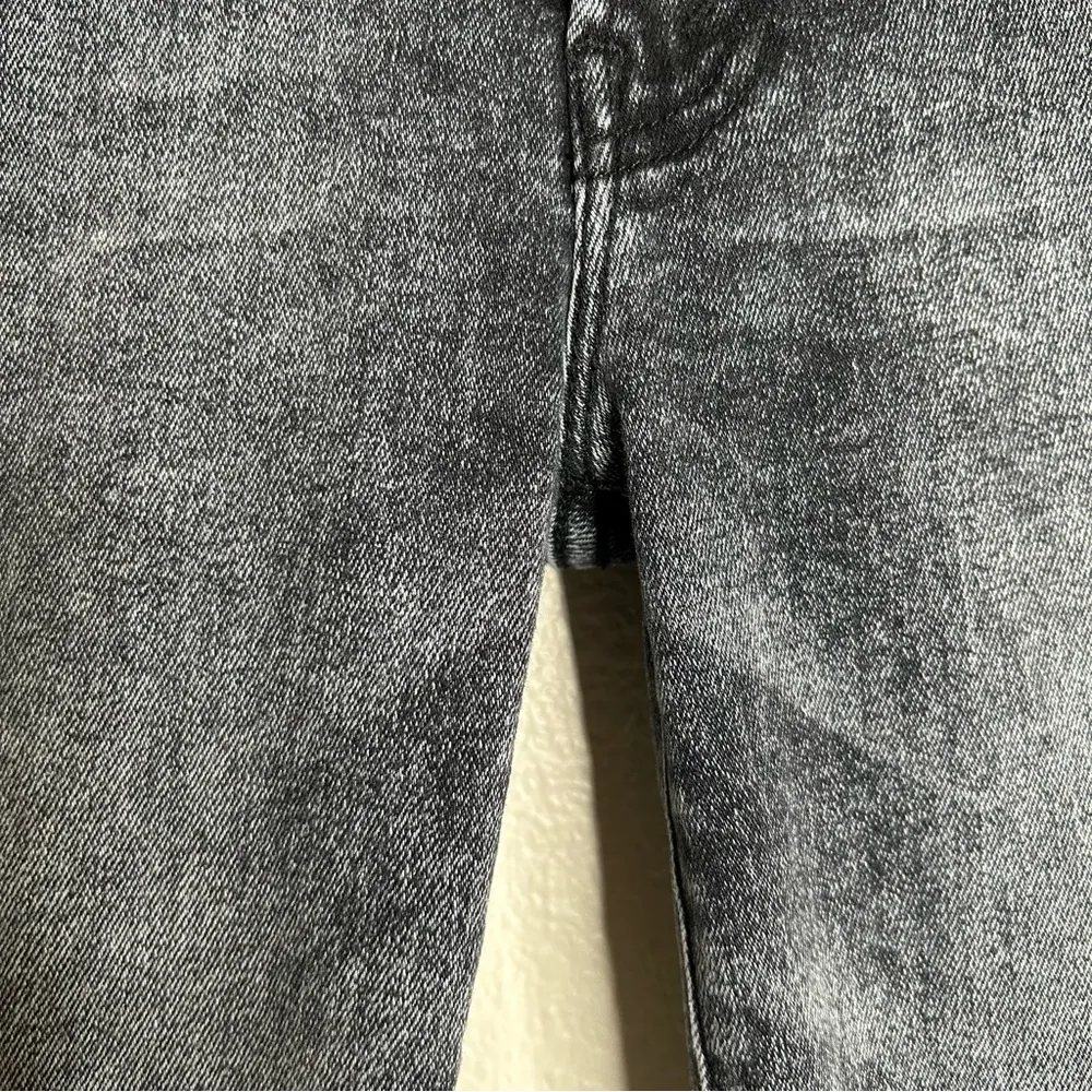 Mother The Insider Crop Step Fray jeans Train Stops 27 Gray - Image 6