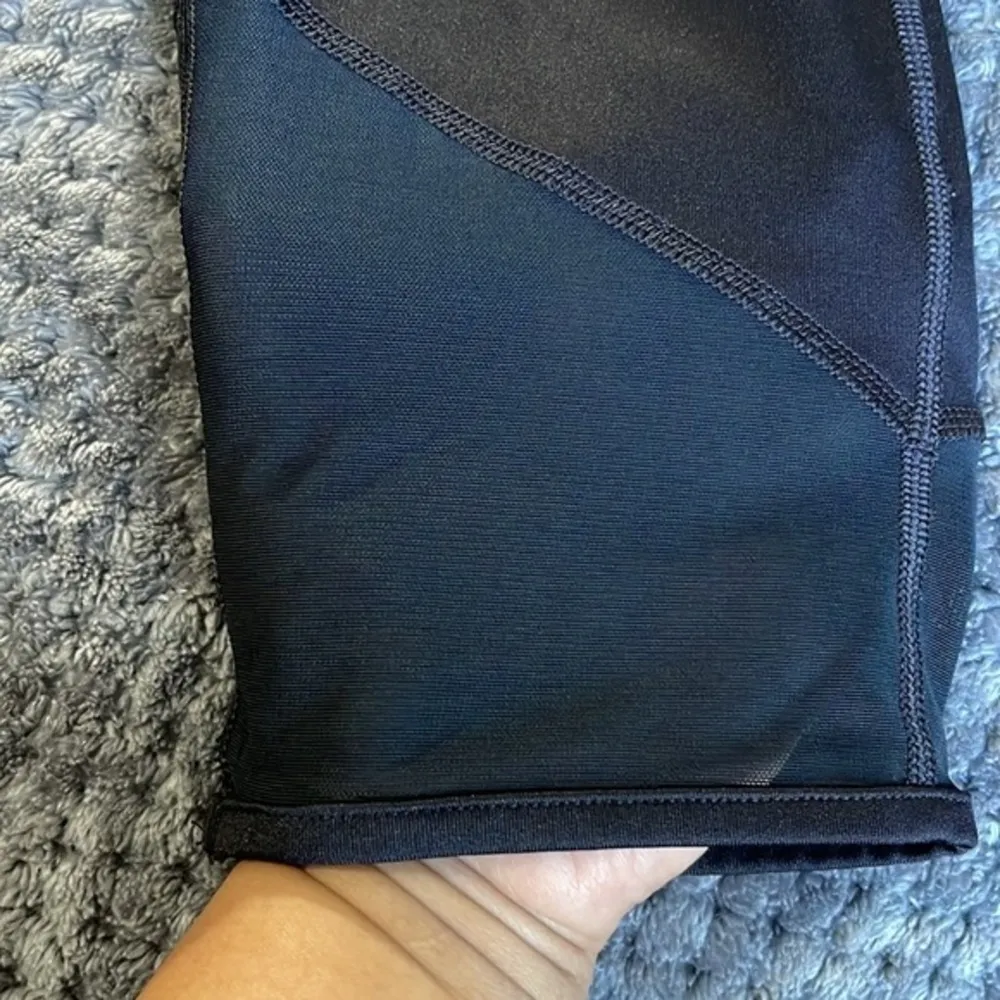 A Glow Maternity Black Leggings Size Small EUC #4005 - Image 4