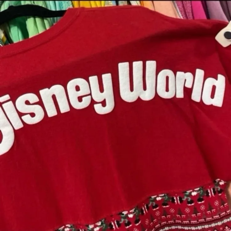Disney parks ugly Christmas sweater spirit jersey S NWOT - Image 4