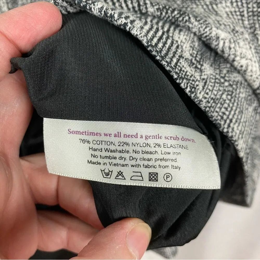 MM Lafleur Aditi Shift Dress in Crackle Print Sz.6 - Image 14