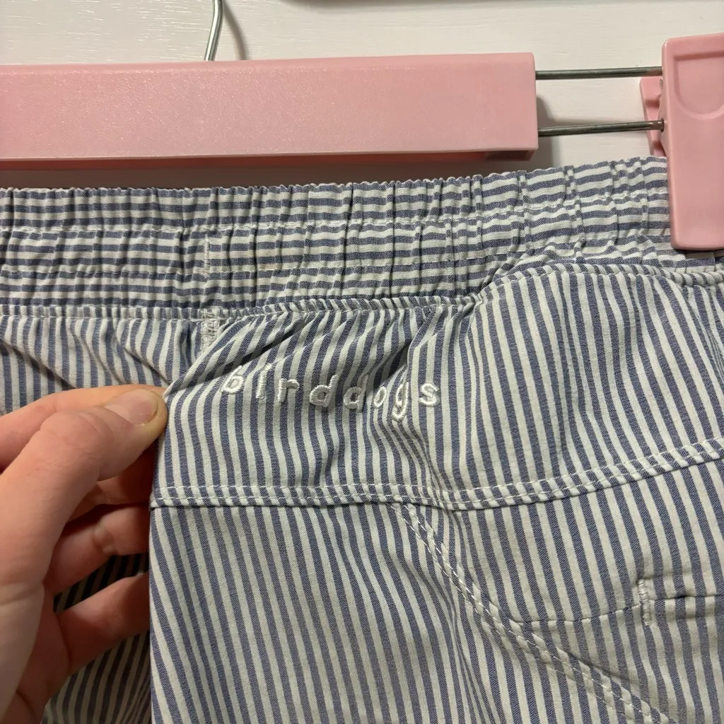 Birddogs Blue & White Stripe Shorts Size M - Image 7