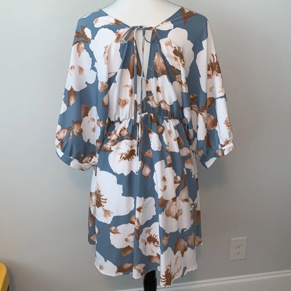 Jodifl Southern Mess Cotton Print Dress Sz M - Image 11