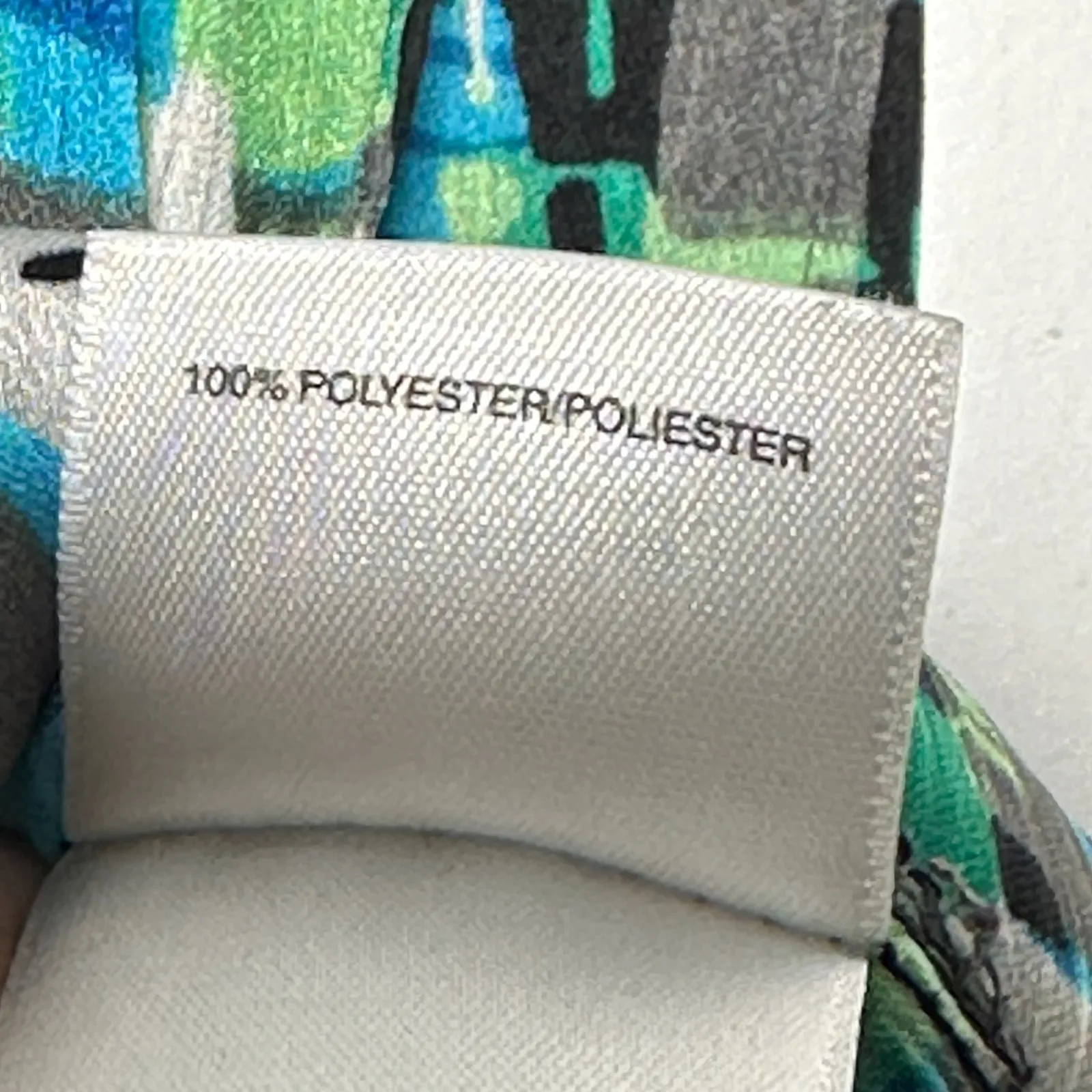 Kasper Separates Sleeveless Abstract Print Top Womens Size S Blue Green Gray - Image 4