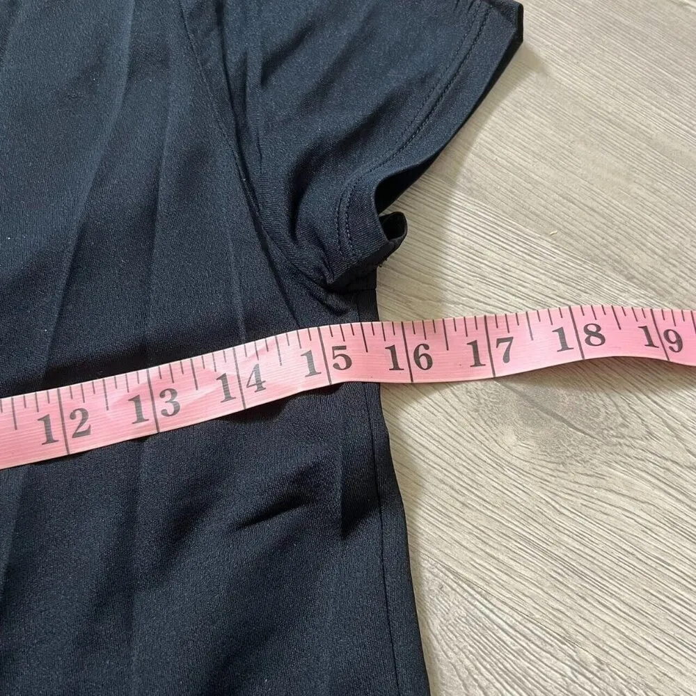 $595 Emporio armani Woman rhinestones Top limited edition black size 36 - Image 7