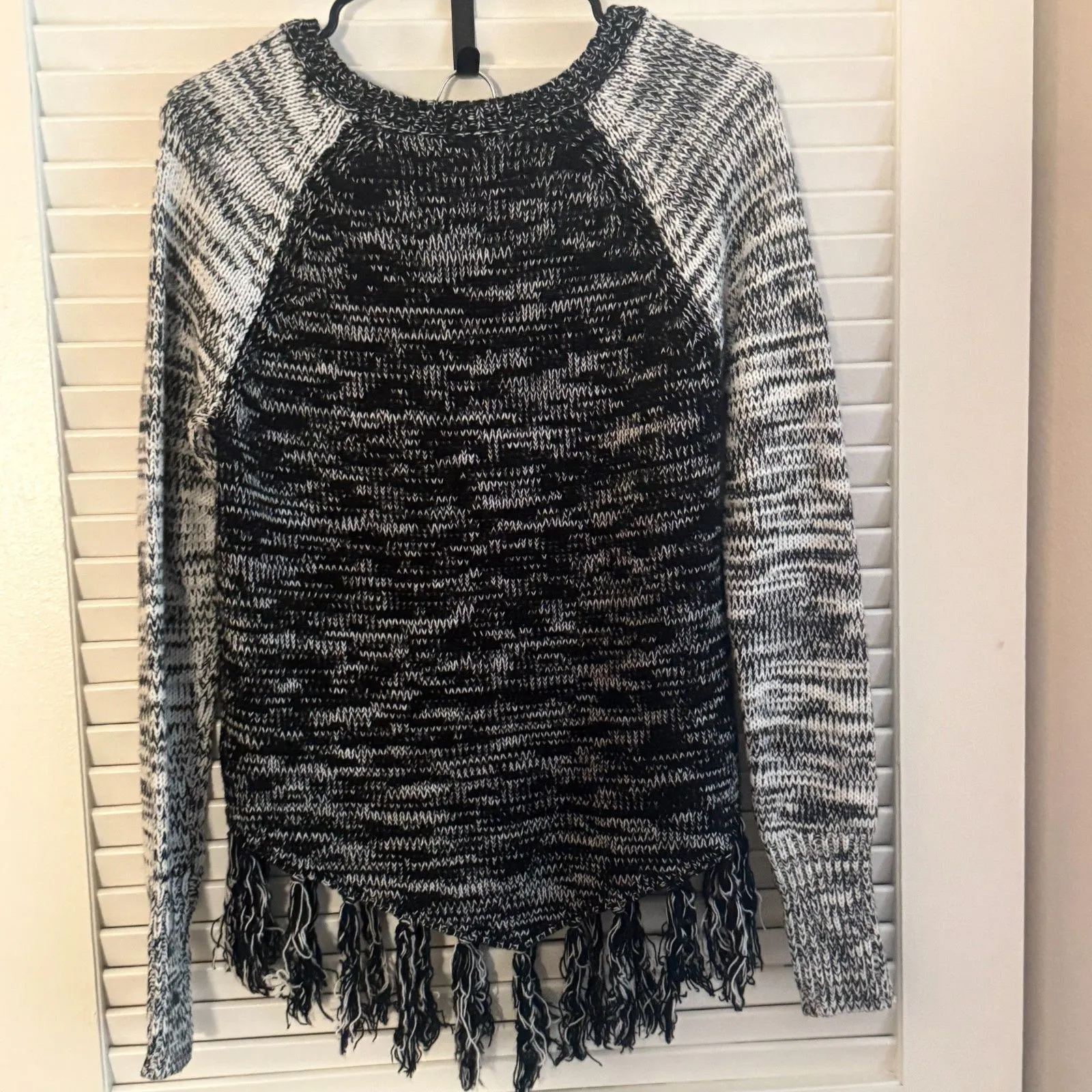 Hollister Womens Slouchy Sweater Y2K Sweater S Black Raglan Long Sleeve - Image 4