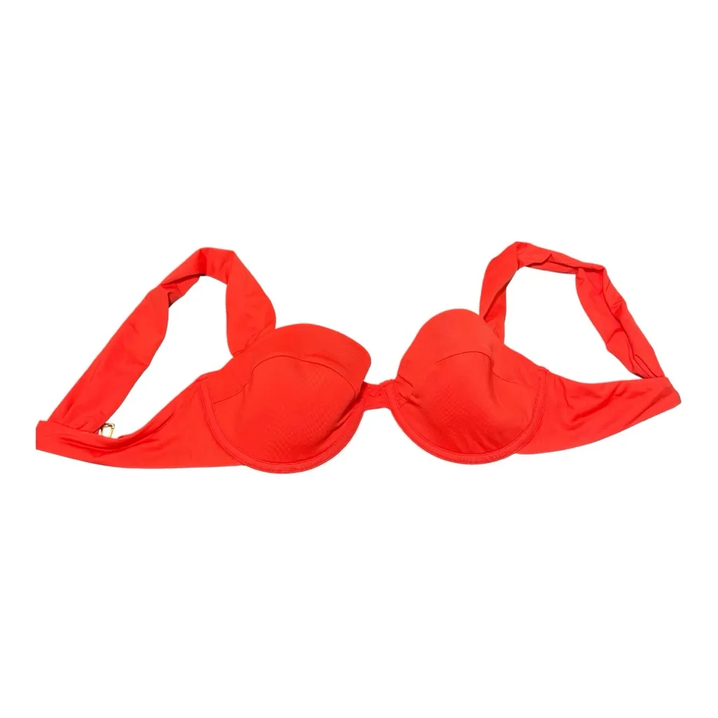WEWOREWHAT Claudia Bikini Top in Spicy Orange - Image 3