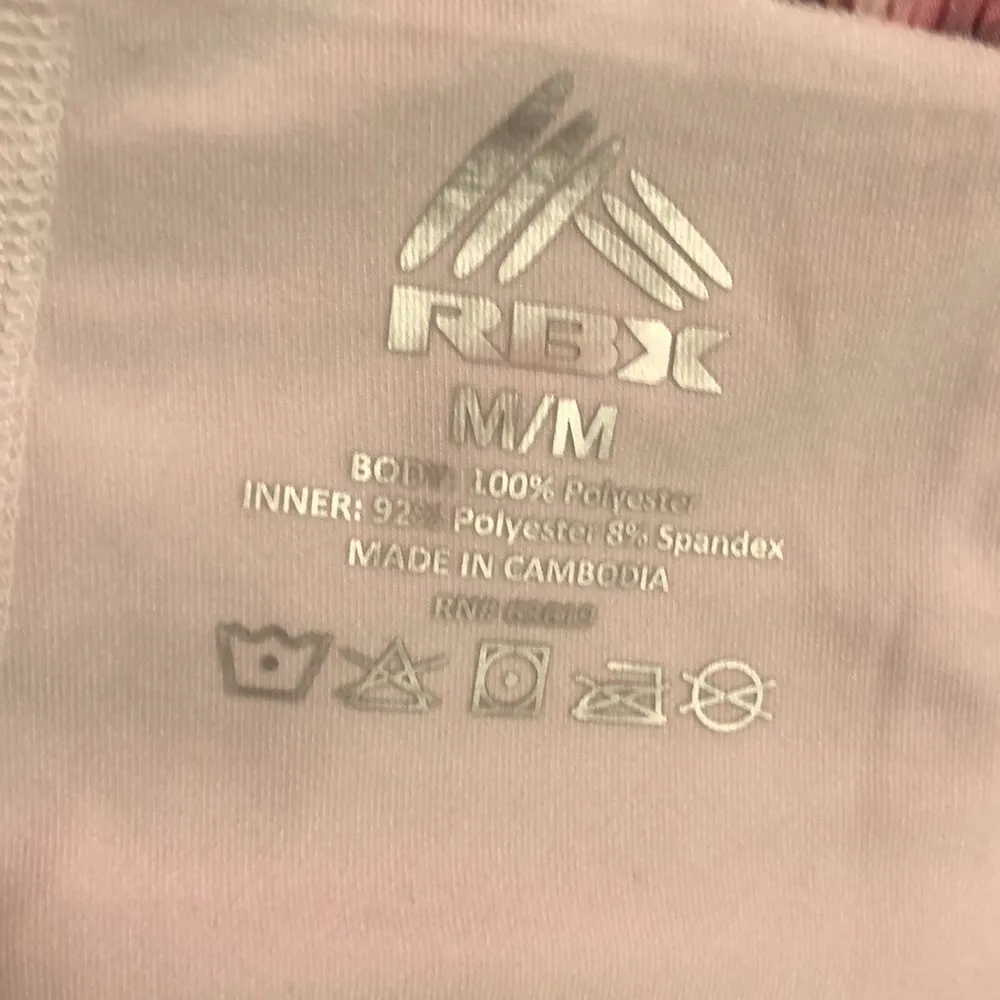 Brand New Reebok Run Free Printed Shorts White Floral Women’s Size Medium - Image 6