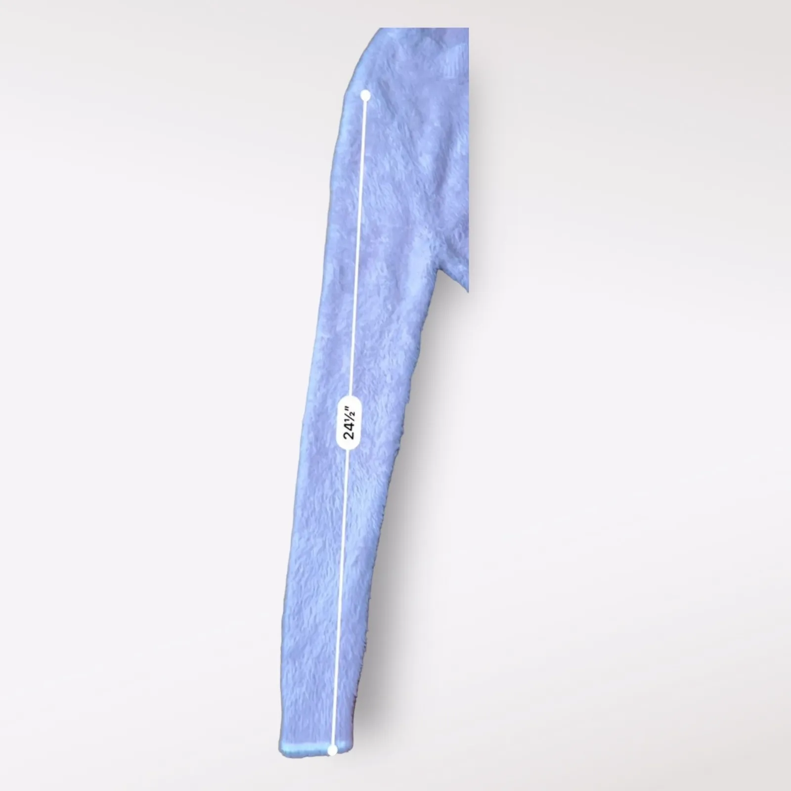 Aritzia Sunday Best Taro‎ Sweater in Pink Cropped Fuzzy Size XXS - Image 6