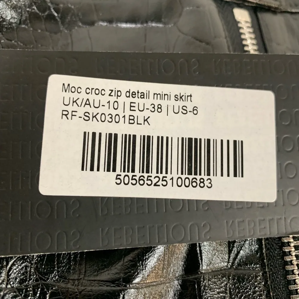 Rebellious Faux Leather Mini Skirt Size 6 NWT - Image 6