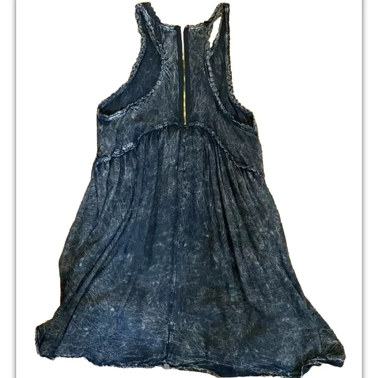Altar’d state Black acid washed rayon sleeveless dress - Image 3