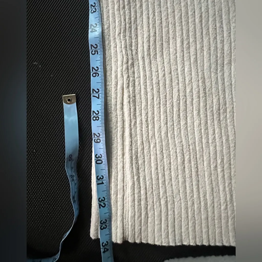 Good American Terry Rib Knit Wide Leg Pants.  Size XL - Image 11