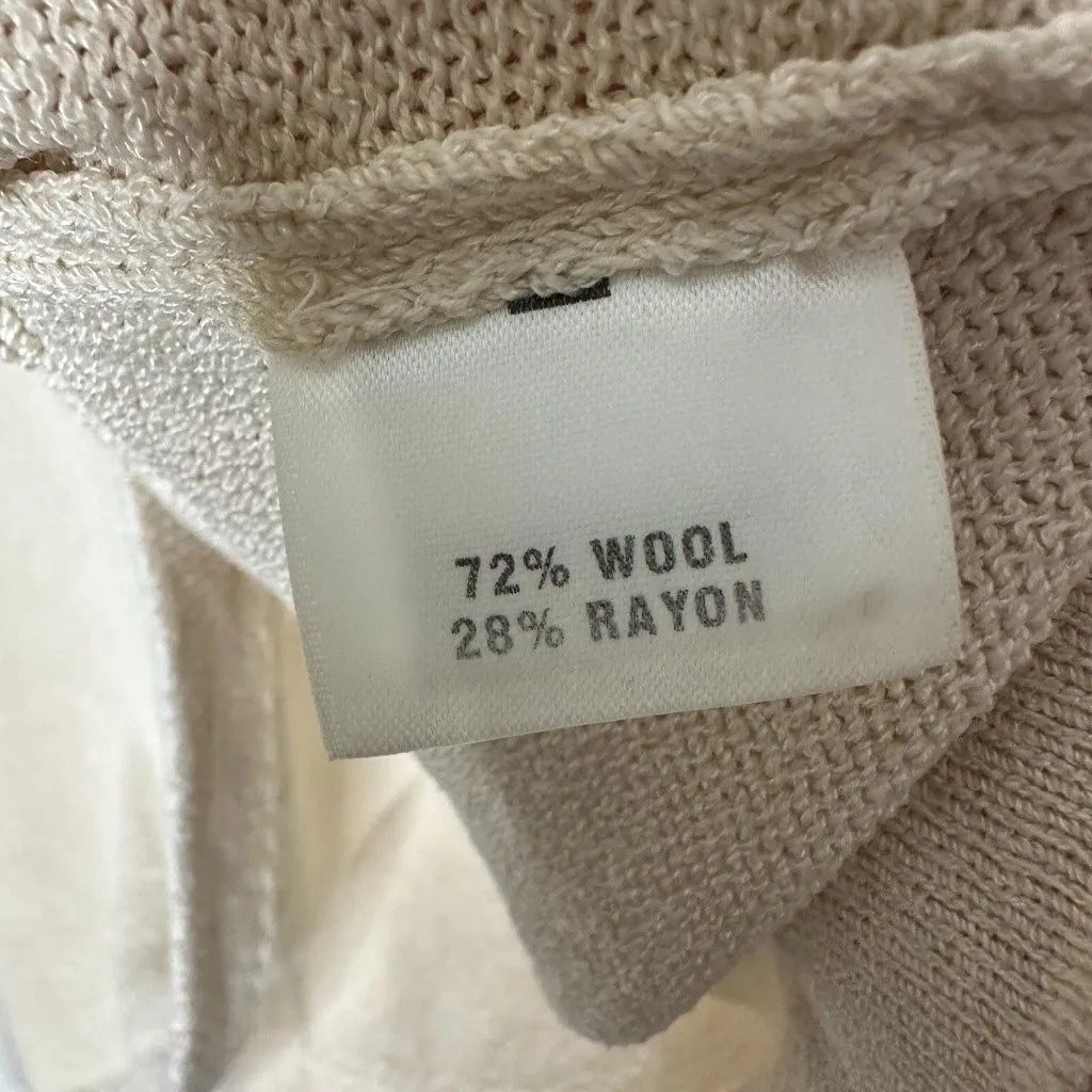 St John Wool Blend Sleeveless Blouse top Medium - Image 4