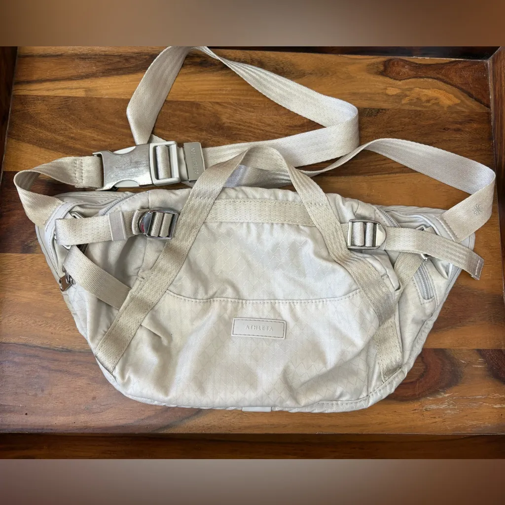 ATHLETA Excursion Abalone Gray Crossbody Bag - Image 4