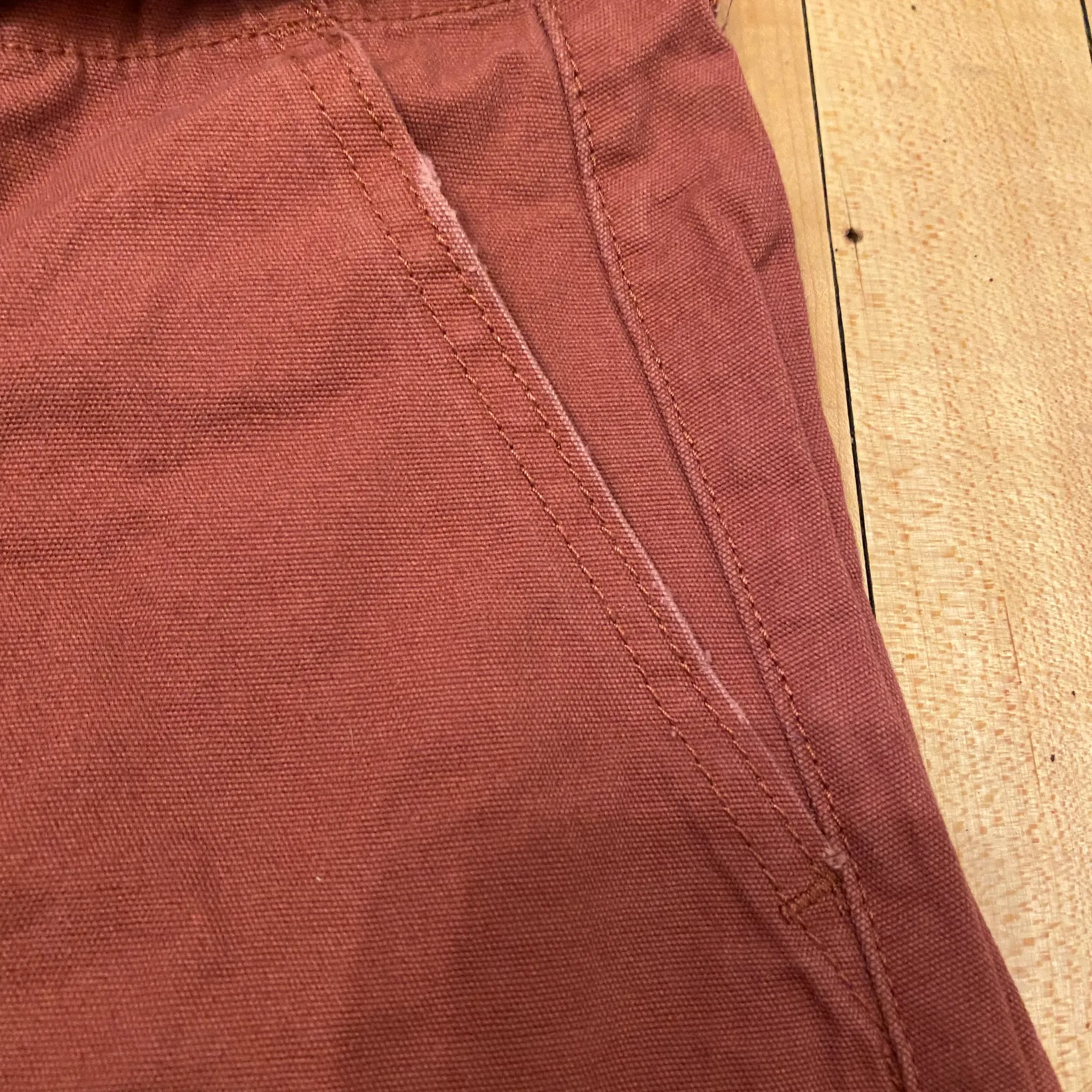 Dusty Pink Denim Skirt  - Image 2