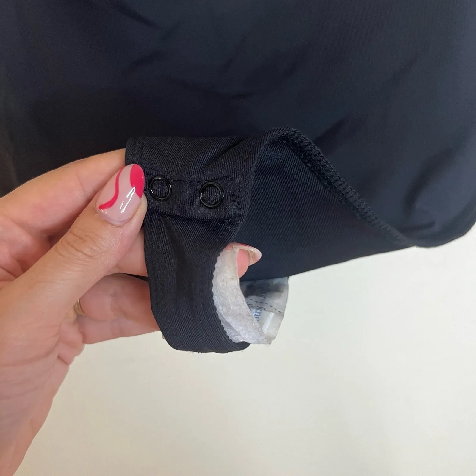 Camila Coelho Bodysuit Womens SMALL Black Draped Off Shoulder Elegant Chic NEW - Image 5