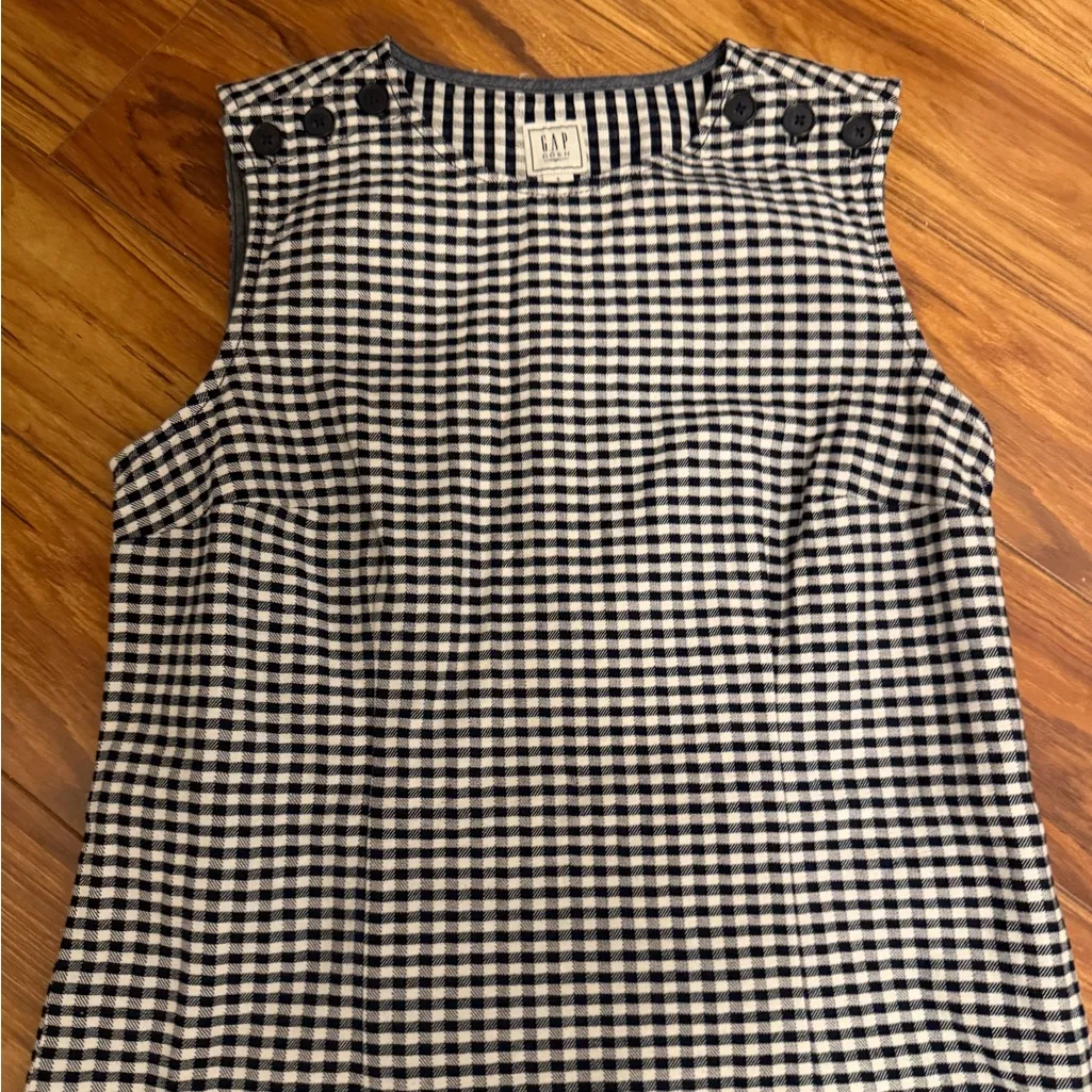 Gap × DÔEN Gingham Denim Mini Dress NWT - Image 4