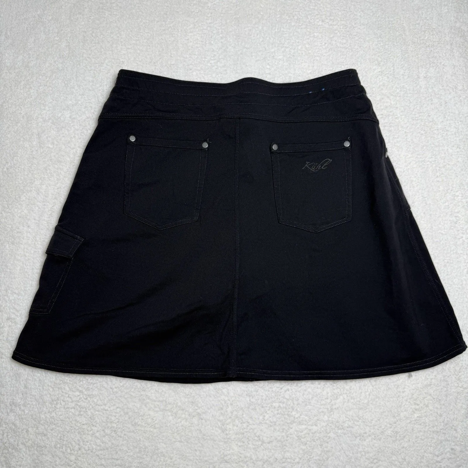 Kuhl Womens Cargo Skort Size M Black Stretch Outdoor Hiking Tennis Pickleball - Image 5