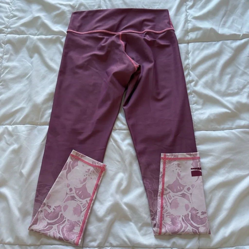 Womens Size Medium Bluewater Gear Pink Leggings Activewear Workout Yoga - Image 8