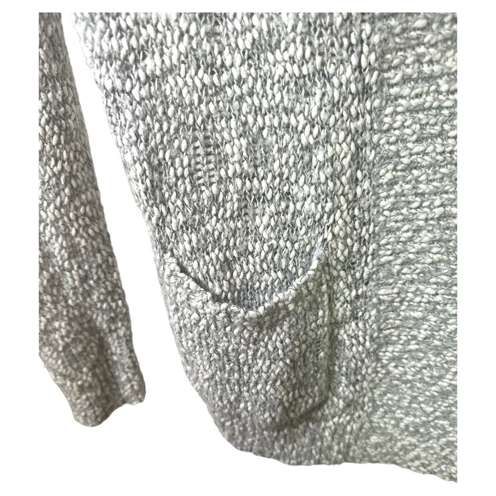 Lou & Grey Sweater Womens S Open Cardigan Chunky Knit Pockets Coastal Demure - Image 3