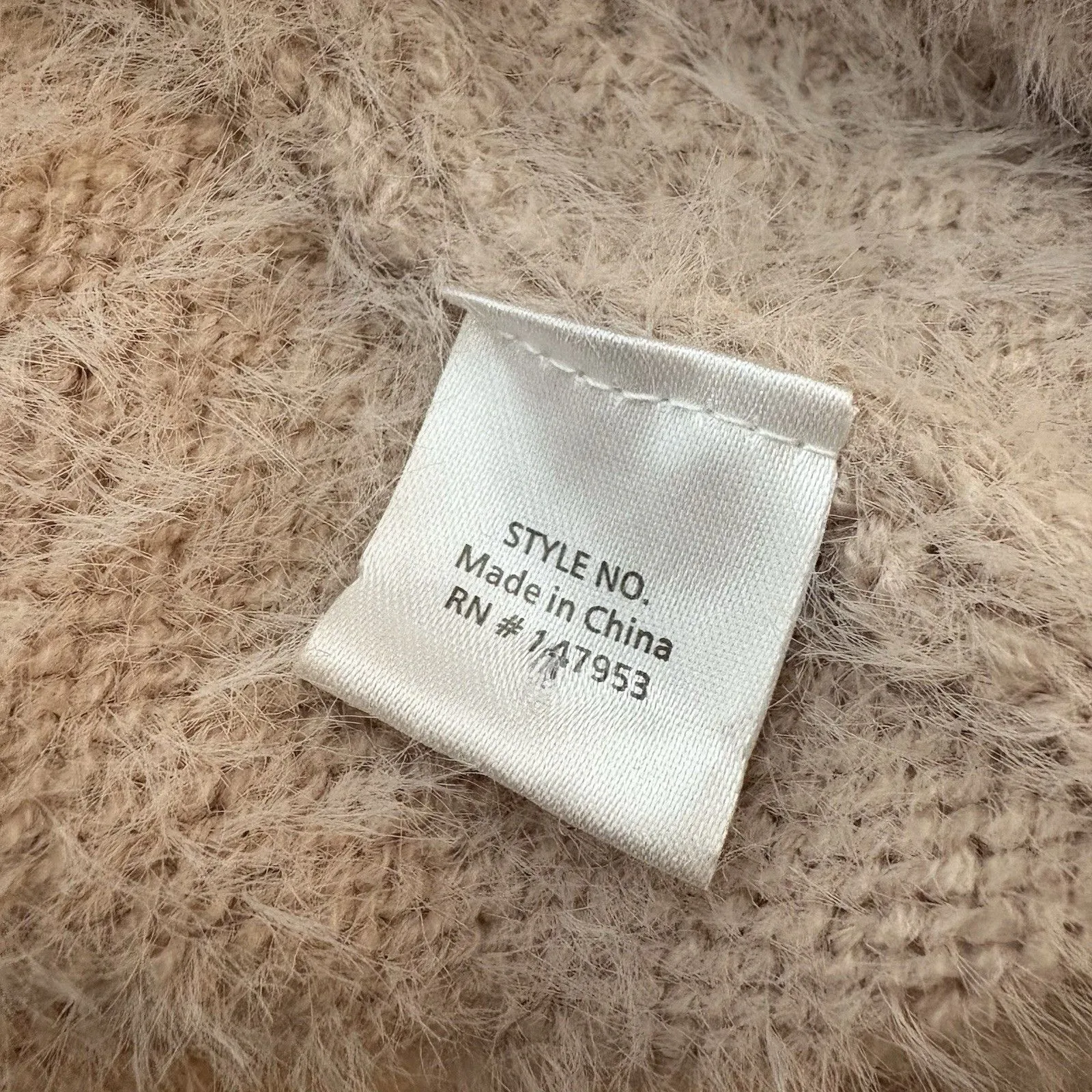 Fashion Apparel Sleeveless Fuzzy Hooded Pink Duster Sweater Vest Cardigan S/M Size M - Image 6