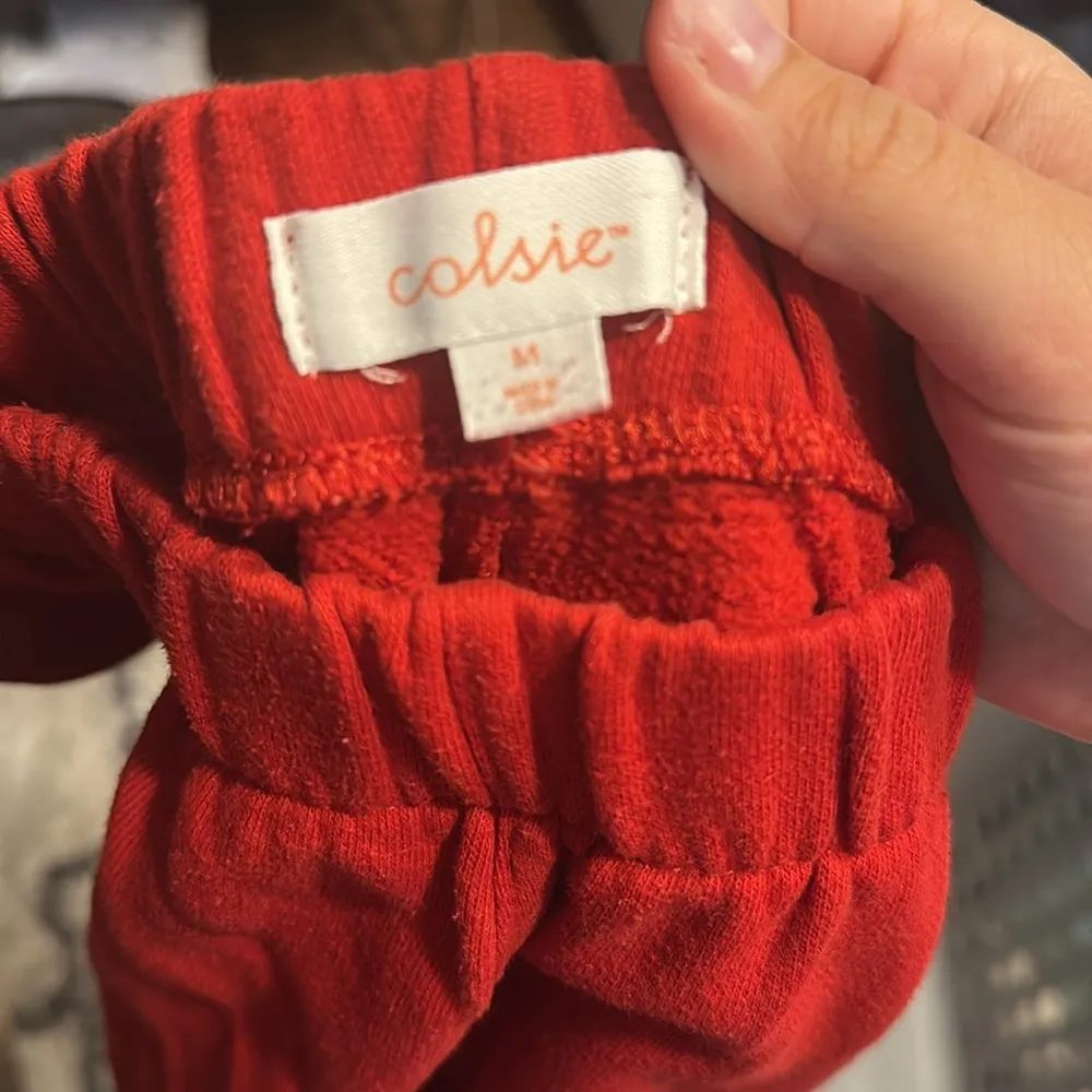 Colsie Scarlet Lounge Pants Red Size M - Image 5