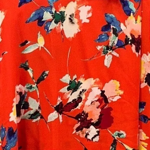 Rose + Olive Rose‎ And Olive Boho Blouse Red Large - Image 5