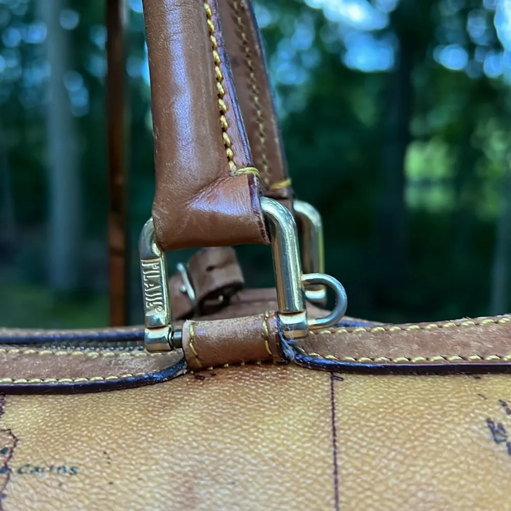 Alviero Martini Small Boston Bag EUC Brown - Image 8