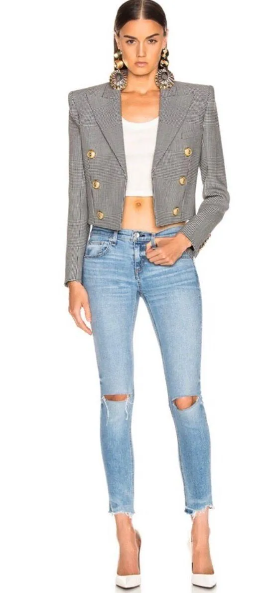 Rag and Bone Distressed Dre Capri Cropped Jean - Image 6