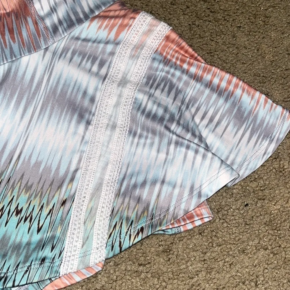 Free People Movement Pleats And Thank You‎ Printed Skort Sunspace Large Purple - Image 7