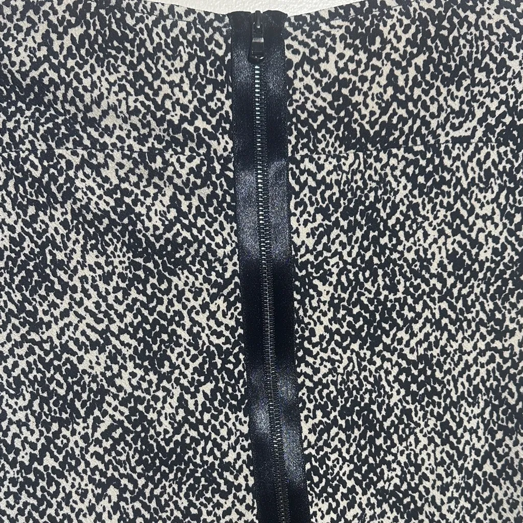 Ann Taylor Speckle Brown Black Career Top | Medium Petite - Image 4