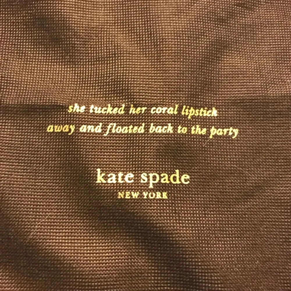 Kate Spade dust bag dark brown large - Image 2