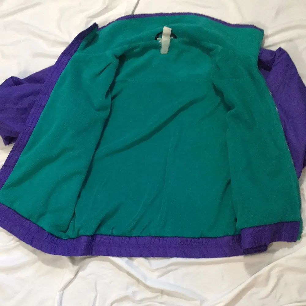 Vintage 90s Sierra Designs blue purple teal windbreaker ski jacket size M Size M - Image 5