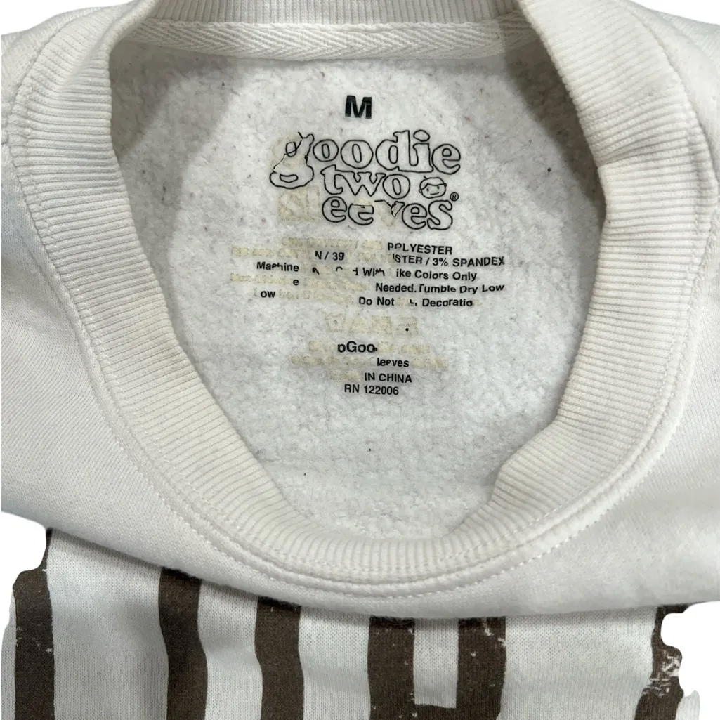 Goodie Two Sleeves women’s white Colorado crewneck sweatshirt size M - Image 5