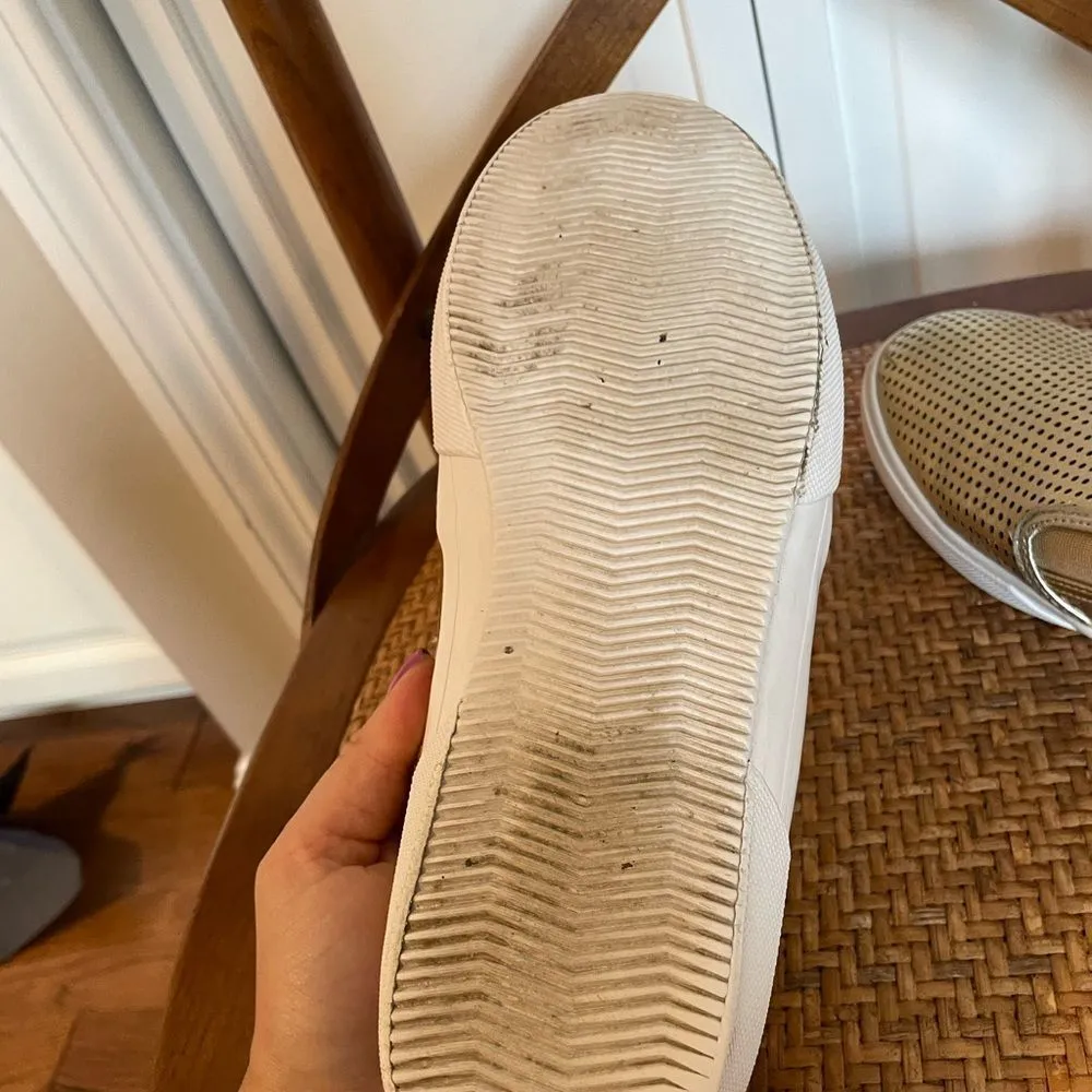 Michael Michael kors gold perforated flats size 8.5 - Image 11