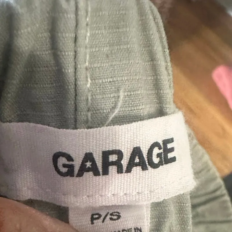 Garage Sage Green Relaxed Fit Shorts | Elastic Waist Comfort - Image 6